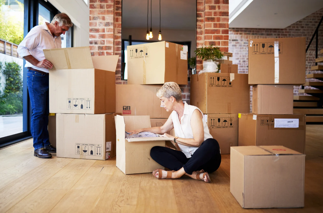 Moving for seniors at home