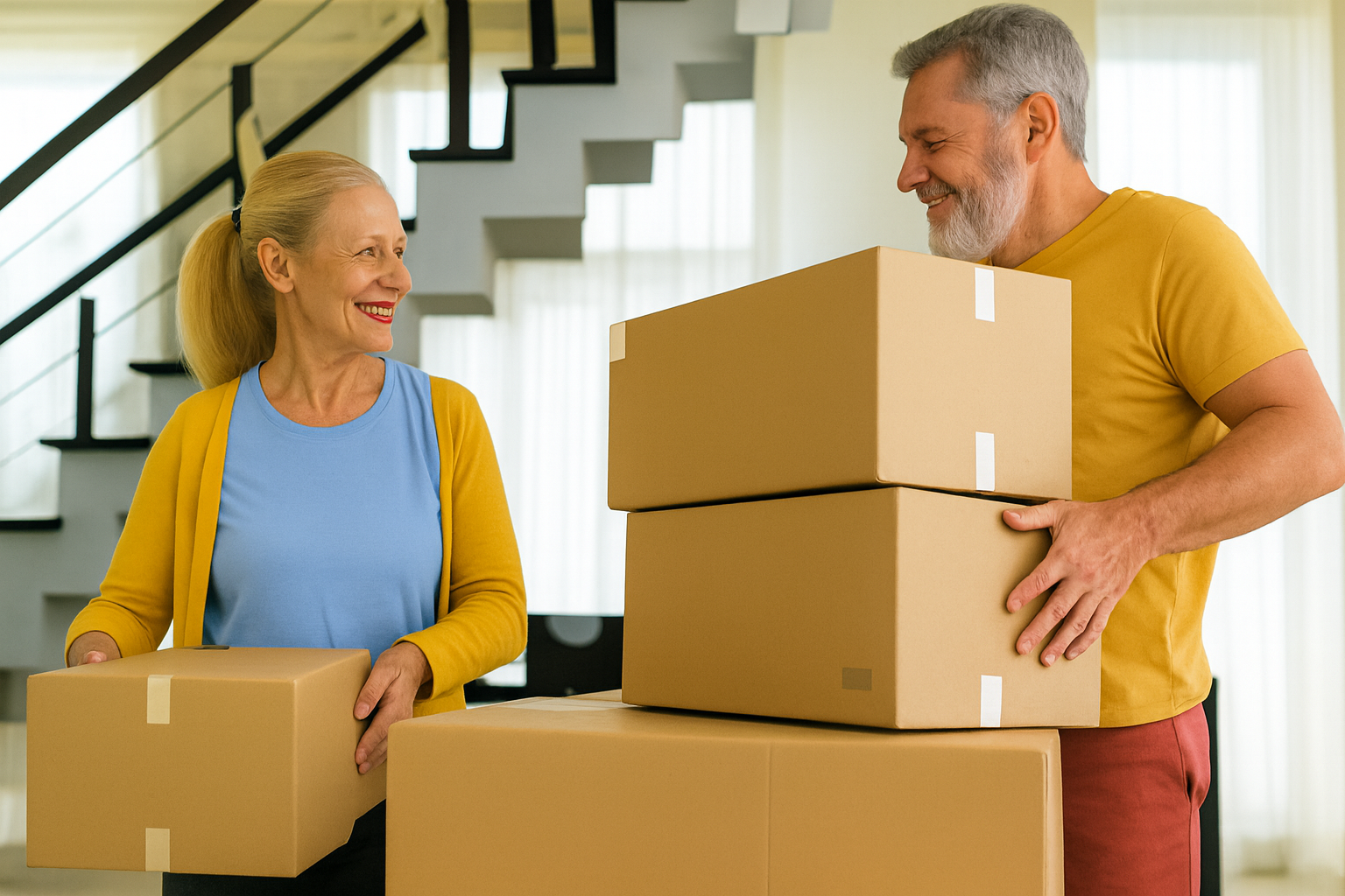 Senior downsizing Greater Vancouver couple